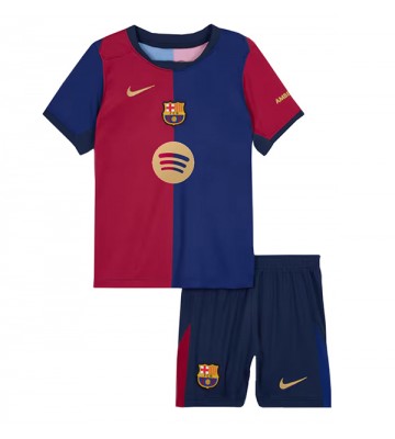 Barcelona Hemmakläder Barn 2024-25 Kortärmad (+ Korta byxor)